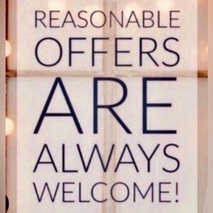 OFFERS ARE ALWAYS WELCOME .. I Ship same day 😊 WITHIN 24 hours